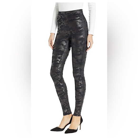 Spanx Faux Leather Camo Leggings - Picture 3 of 7